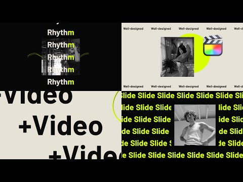Modern Typography Modular Template for Apple Motion & Final Cut Pro - MotionVFX