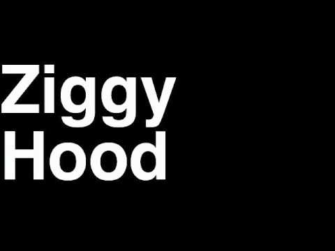 How to Pronounce Ziggy Hood Pittsburgh Steelers NFL Football Touchdown TD Tackle Hit Yard Run