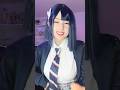 Cute Girl On School Uniform Shorts Short Girl Cosplay Dance Korian Korean Tending Viral