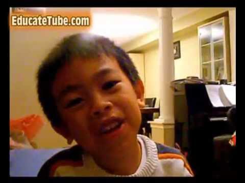 6 year old boy tries to develop his own language smart funny and amazing!