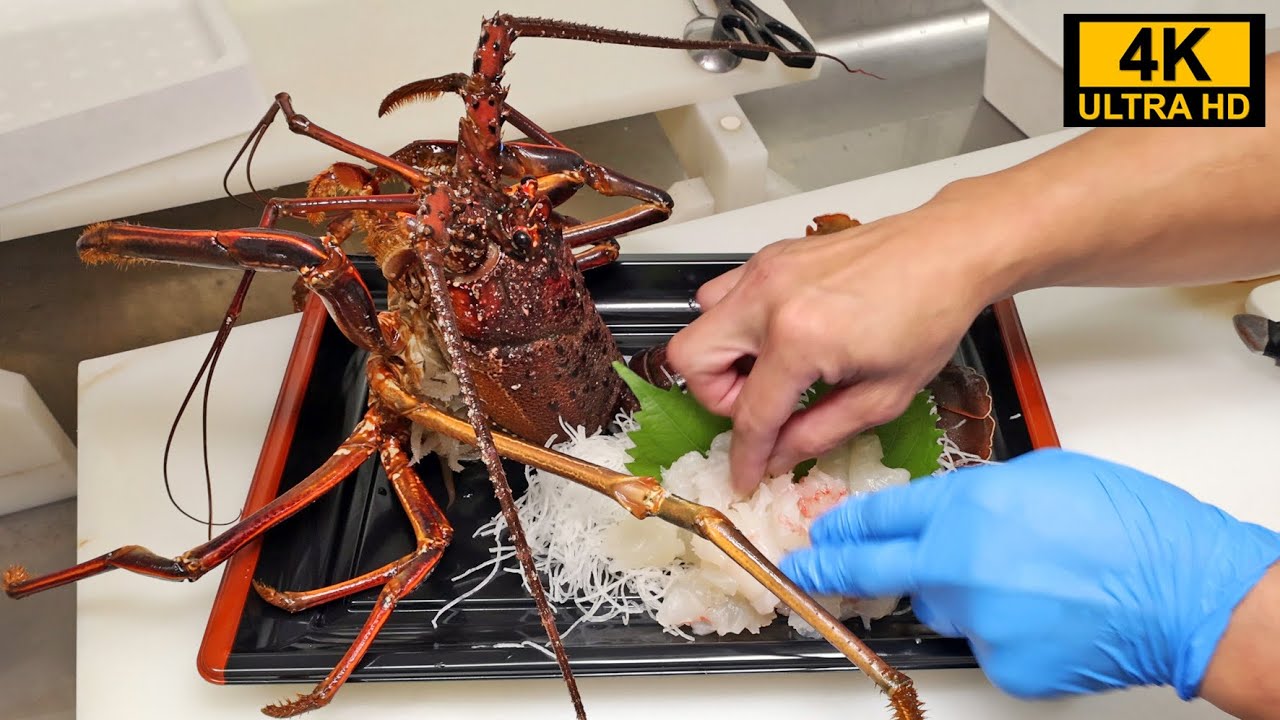 【捌き＆盛り付け方】毎日１００匹の伊勢えびを捌く大人気海鮮レストランの料理人が伝授！イセエビの捌き方と盛り付け方