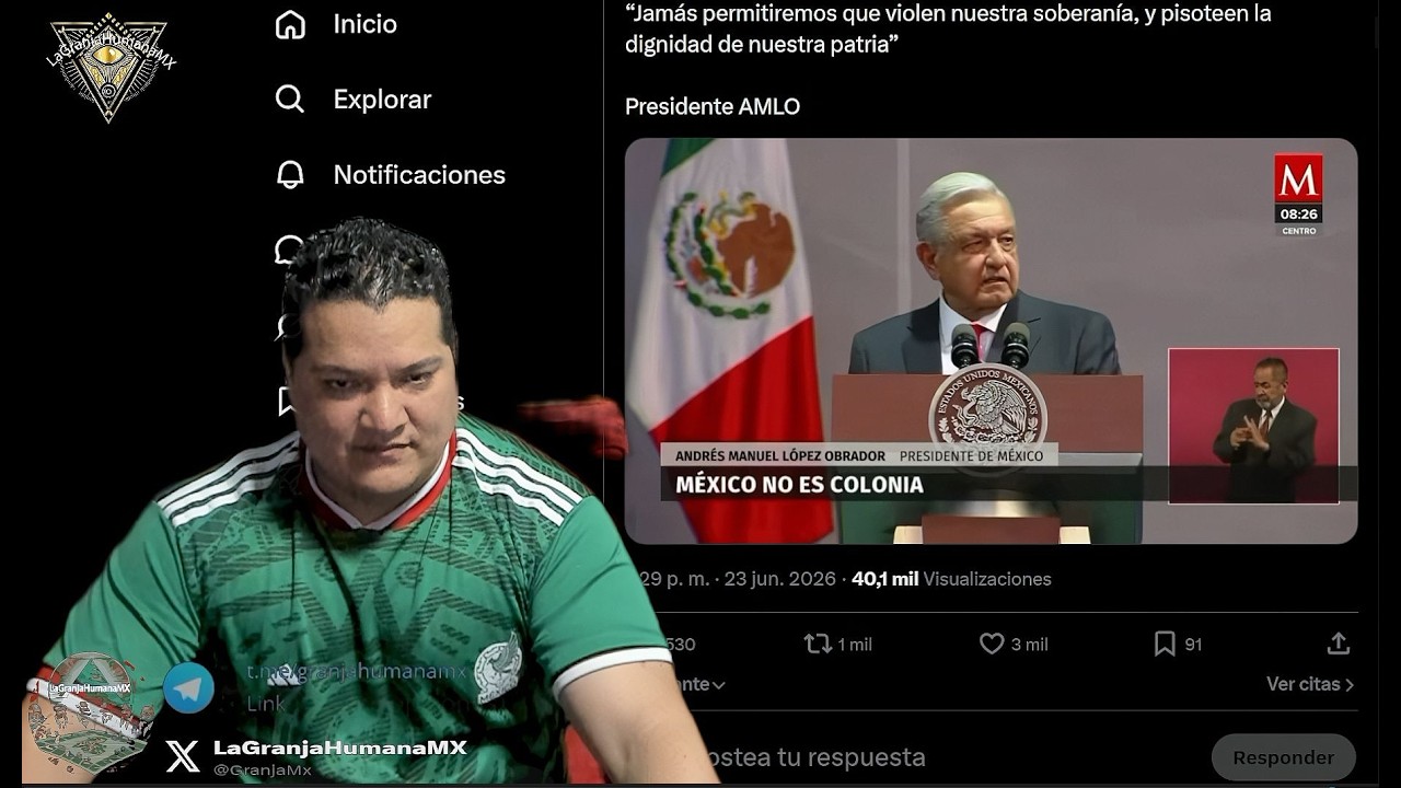 Platica Geopolitica sobre México, EEUU, Soberanía y la importancia de mantener la Revolución soberan