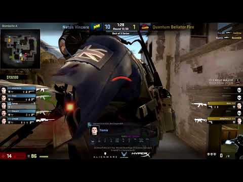 CS:GO POV Demo Na'Vi Flamie (39/8) vs Quantum Bellator Fire (de_mirage)