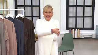 Barefoot Dreams CozyChic Lite Ribbed Island Wrap Cardigan on QVC