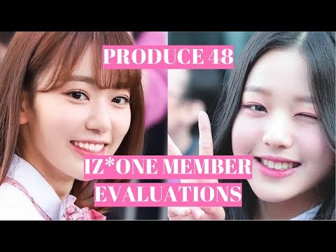 Produce 48 - IZONE member evaluations! Video