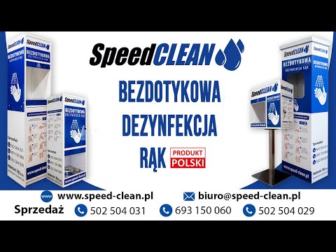 Bezdotykowa dezynfekcja rąk - SpeedCLEAN