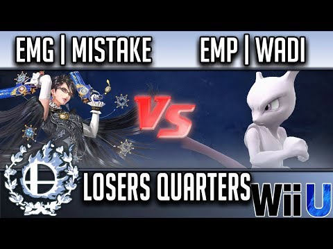 Showdown Battle Royale 2 LOSERS QUARTERS - EMG | Mistake (Bayonetta) vs EMP | WaDi (Mewtwo)