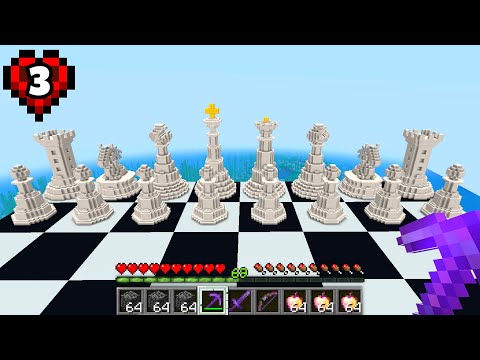 Why I Built The World's Largest Game Of Chess In Minecraft Hardcore