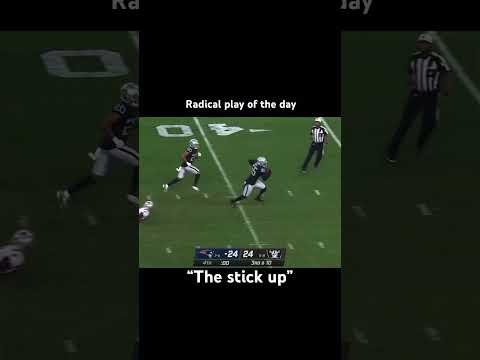 Raiders#radical play of the day#week 15#Mac Jones#Chandler Jones#Patriots