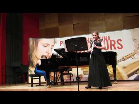 Nynke Dijkstra klarinet, 13 jaar, Fantastiestücke op. 43 deel 2