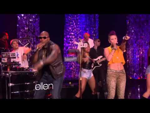 Jacin Nagao with Flo Rida Performing Wild Ones