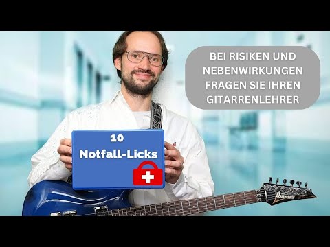 10 coole Gitarren Licks - erste Hilfe für dein Solo