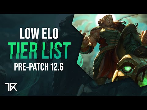 Low Elo Pre Tier List | Patch 12.6 | german | TFK