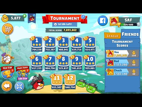Angry Birds Friends. Tournament (17.06.2023). All levels 3 stars. Passage from Sergey Fetisov