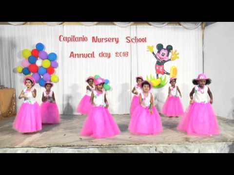 Chinna Chinna Aasai song dance, Capitanio Nursery School, Annual Day 2016