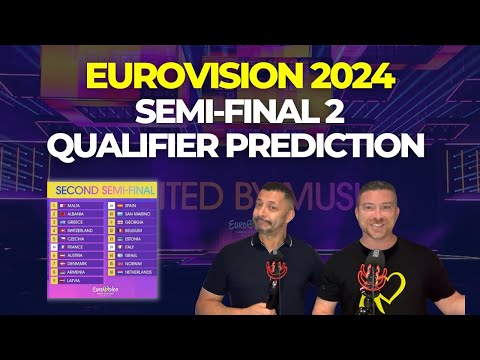 Eurovision 2024 Semi-Final 2 Qualifier Predictions