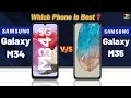 Samsung Galaxy M35 Vs Samsung Galaxy M34 Which Phone Is Best