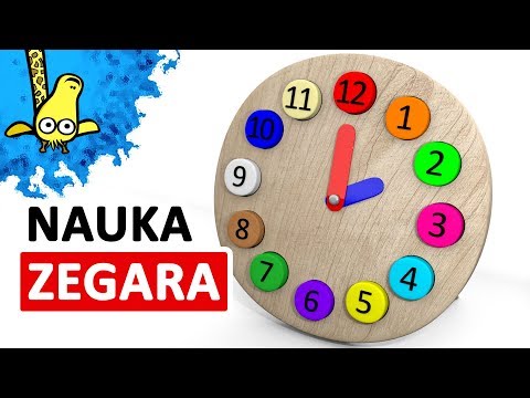Nauka zegara dla dzieci - Zegar dla dzieci |  CzyWieszJak