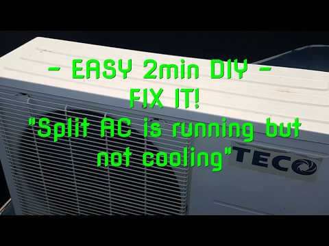 Air conditioning repair 03 - air con turns on but doesn't cool; change capacitor