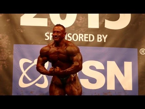 Mark Anderson (NZL), NABBA Universe 2015 - Masters Over 40 Runner.up