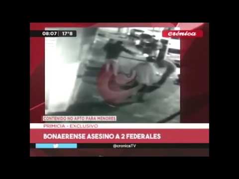 Video | Así asesinaron a los dos policías de la Federal en La Matanza