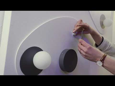 BOPP Leuchten - Leuchtenserie Planets - opale Glaskugeln