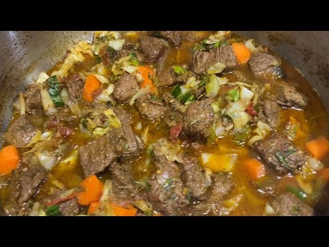 THE BEST TASTING, Delicious, Stewed, and Braised Beef with Cabbage! Easy Recipes How to Make #291