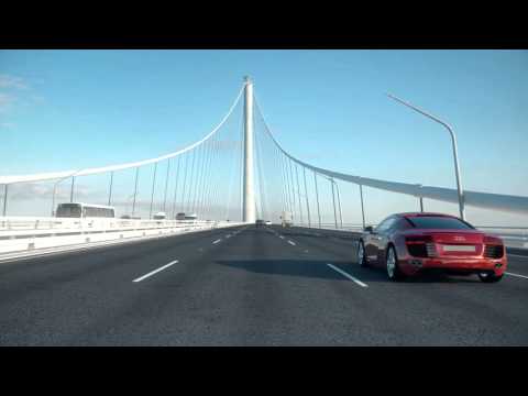 Wyjątkowe połączenie mostowo-tunelowe w Chinach 