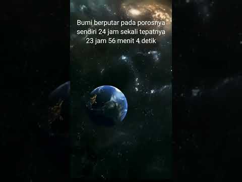 Bumi berputar mengelilingi matahari