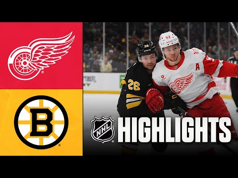 Red Wings vs. Bruins | NHL Highlights | November 29, 2025