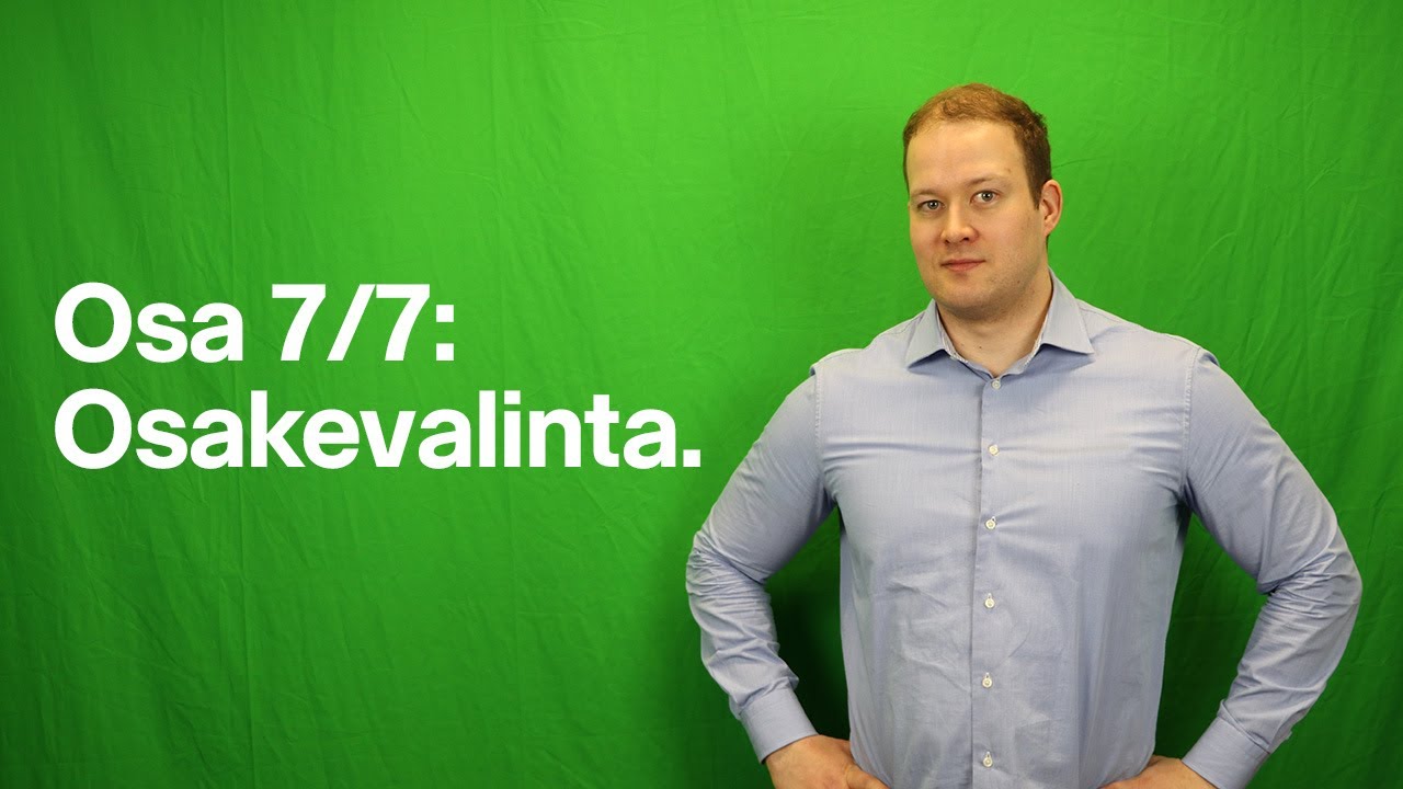 Osakevalinta | Treidaus ja tekninen analyysi aloittelijalle (7/7)