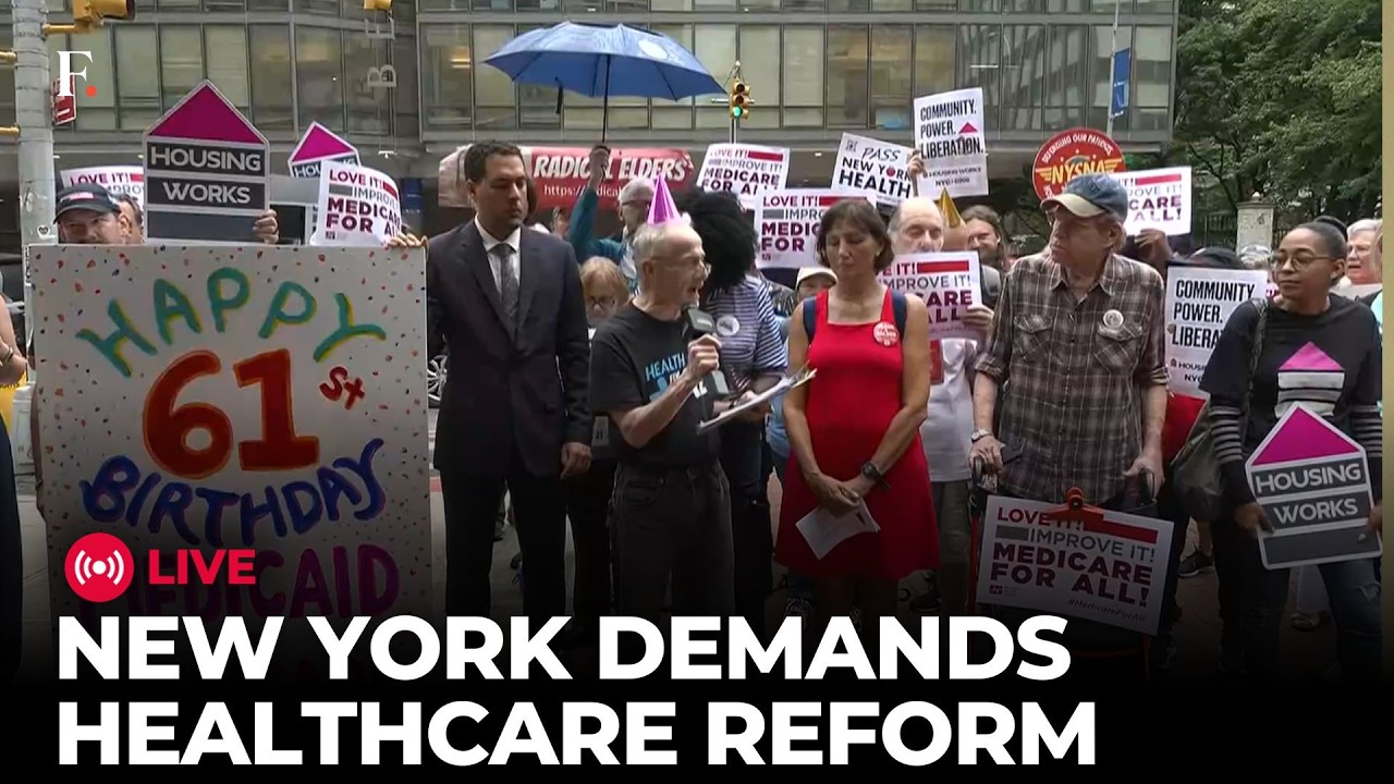 New York City LIVE: Thousands Rally in New York for Medicare-for-All Reforms