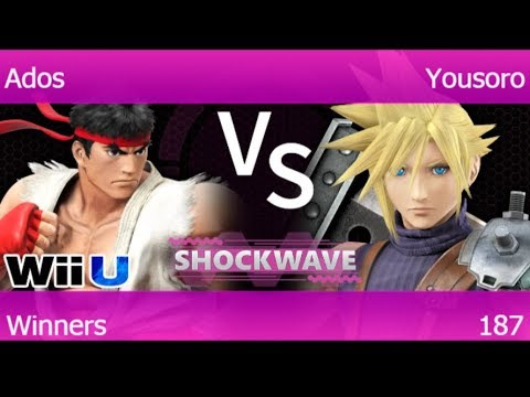SW 187 - Ados (Ryu) vs GGEA | Yousoro (Cloud) Winners - Smash 4