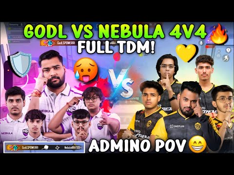 GODL ADMINO QUICK 1V4 NEBULA 🛡️ GODL VS NEBULA 4V4 WOW MOD 💀 FULL TDM 🤫 ADMINO POV 😂 | GODL 