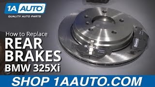 How to Replace Rear Brakes 01-05 BMW 325Xi