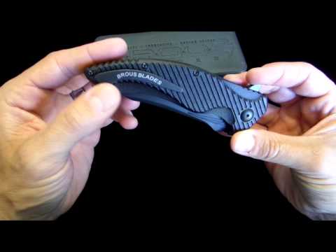 The Brous Blades T4 Flipper Knife Overview