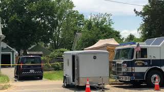 Springfield Police investigate crime scene at 1333 Page Blvd on Saturday, June 2