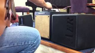 Video thumbnail for Acoustic amps shoot out - Ibanez Troubador T20  Vs AER Compact 60 Part 2 by Guitargasdotcom