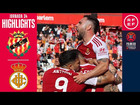 Resumen #PrimeraFederación | Nàstic de Tarragona 4-1 Real Unión Club | Jornada 34 | Temporada 24/25