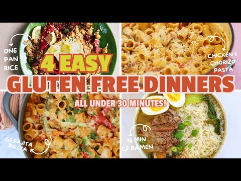 Gluten Free Dinner Ideas in Under 30 Minutes!