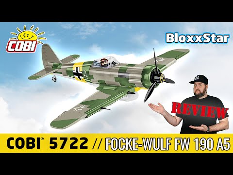 COBI® 5722 💥 FOCKE-WULF FW 190 A5 😐 Fehldruck und Fehlteil ▶️ REVIEW & HISTORY 💬 BloxxStar 📽️ 4K
