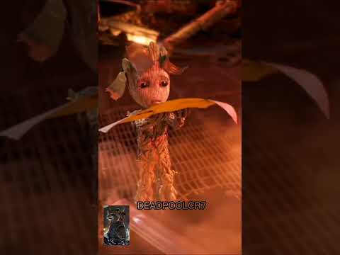 Baby Groot Drawing || Rocket & Baby Groot Funny Talk #babygroot #rocket #shorts