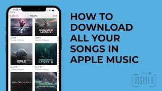 How To Download All Your Songs in Apple Music to Your iPhone (iOS 16)