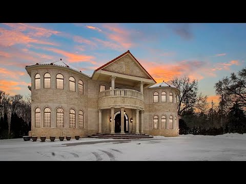 Luxurious mega mansion in Michigan. House tour for $4,900,000.