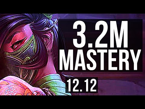 AKALI vs GRAGAS (TOP) | 3.2M mastery, 6/1/7, 800+ games | KR Diamond | 12.12