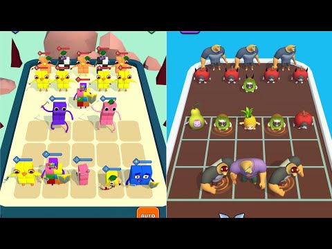 Merge Cube Number Color Block Vs Epic Banana Run Merge Master Max Level Gameplay