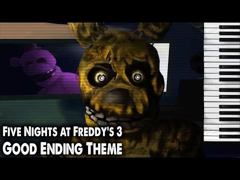 Five Nights at Freddy's 3 - Good Ending Theme Song (Extended Piano Version)