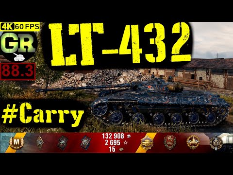 88_World of Tanks LT-432 WoT Replay - 11 Kills 4.8K DMG(Patch 1.4.0)