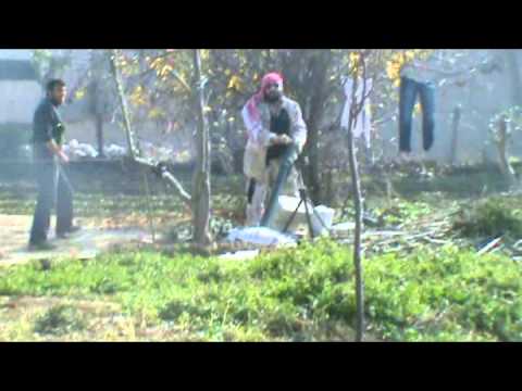 استهداف لواء الحجر الأسود وكتيبة أنصار الله بقذائف الهاون مواقع قوات النظام على طريق مطار دمشق الدولي في ريف دمشق