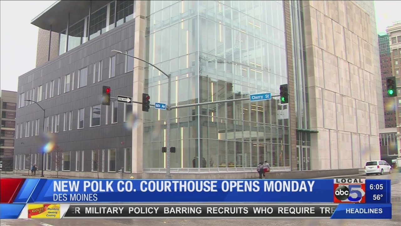 New Polk County Courthouse opening next to previous building